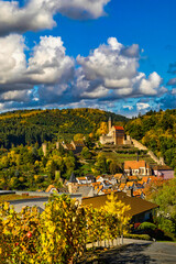 Hirschhorn Castle a ruined castle on the Neckar