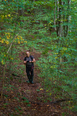 Hiker on a trail