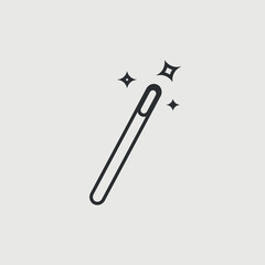 Magic wand vector icon illustration sign