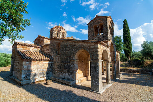The temple of Zoodochos Pigi of Samarina, Messinia, Greece