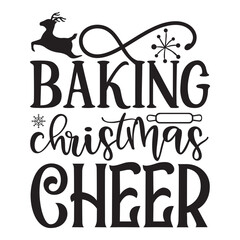 Baking christmas cheer Pot Holders SVG 