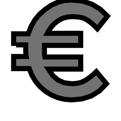 Euro Symbol Vector Icon