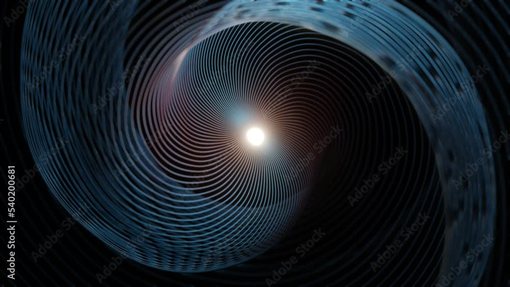 Poster Beautiful abstract Geometric colourful  spiral. Starburst dynamic wave. 3d rendering illustration Background pattern for design.	