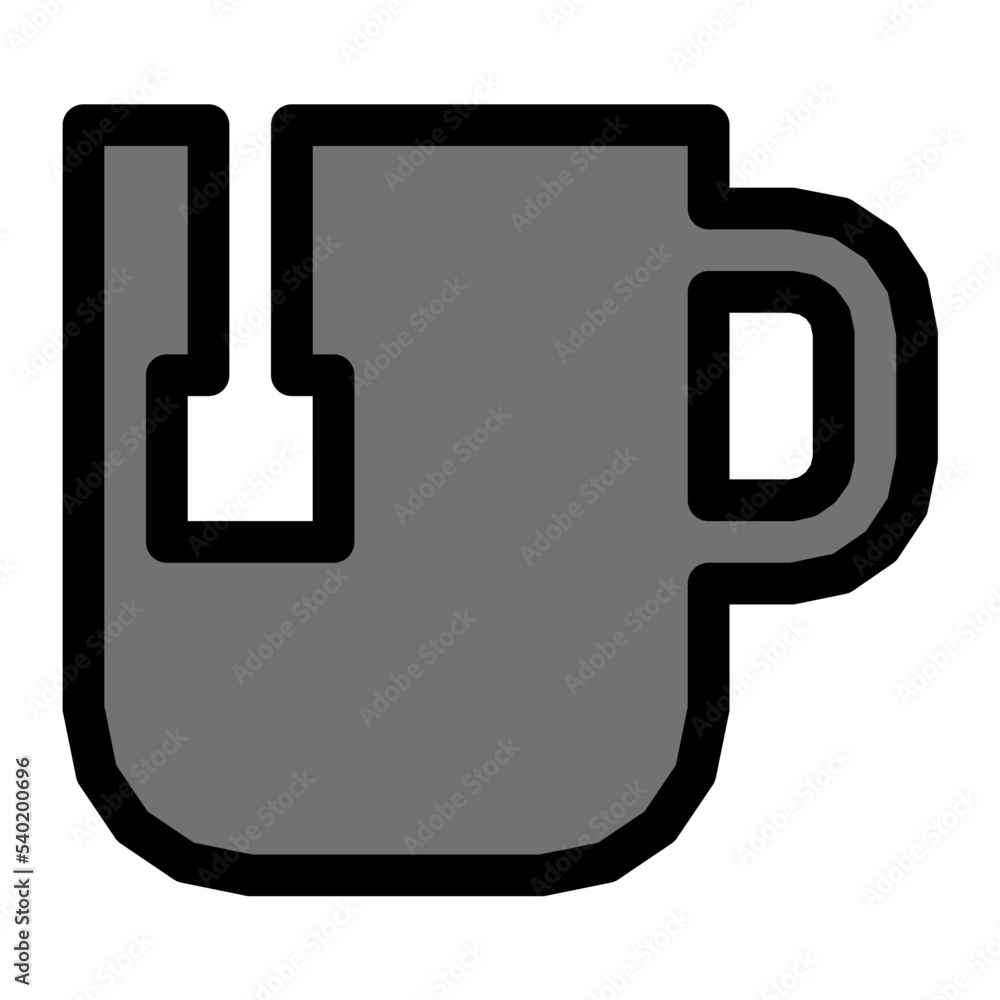 Canvas Prints instant tea vector icon