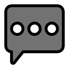 Speech Bubble Vector Icon