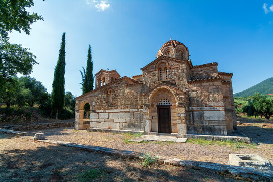 The temple of Zoodochos Pigi of Samarina, Messinia, Greece