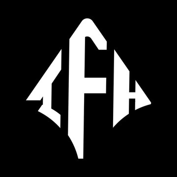 IFH logo. IFH logo letter logo design vector image. IFH letter logo design. IFH modern and creative letter logo. 3 letter logo Vector Art Stock Images.  
 
