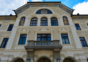 Regierungsgebäude des Fürstentums in Vaduz, Liechtenstein 
