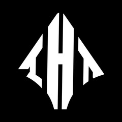 IHT logo. IHT logo letter logo design vector image. IHT letter logo design. IHT modern and creative letter logo. 3 letter logo Vector Art Stock Images.  