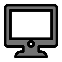 Monitor Vector Icon