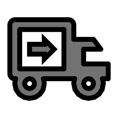 Delivery Van Vector Icon