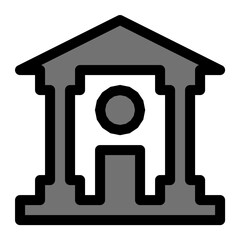 Bank Vector Icon