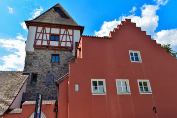 Obraz premium Das Rote Haus in Vaduz, Liechtenstein
