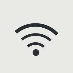 Wireless vector icon illustration sign