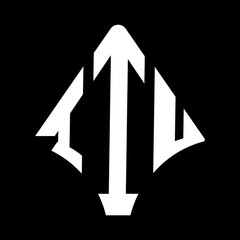 IIV logo. IIV logo letter logo design vector image. IIV letter logo design. IIV modern and creative letter logo. 3 letter logo Vector Art Stock Images.  
 