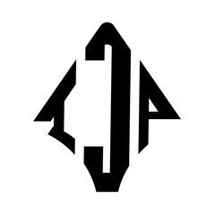 IJP logo. IJP logo letter logo design vector image. IJP letter logo design. IJP modern and creative letter logo. 3 letter logo Vector Art Stock Images.  
 