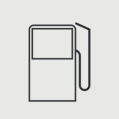 Gas station vector icon illustration sign