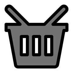 Shopping Basket Vector Icon