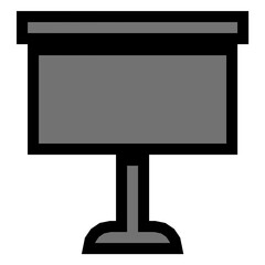 Billboard Vector Icon