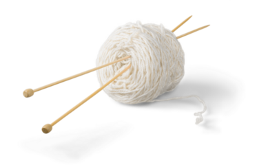 Knitting wool isolated ball of wool ball of yarn yarn knitting needles