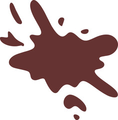 Ink Drop and Splashes Grunge Textured