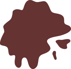 Ink Drop and Splashes Grunge Textured