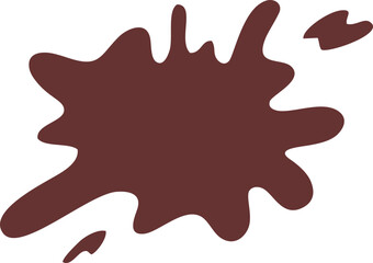 Ink Drop and Splashes Grunge Textured