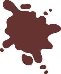 Ink Drop and Splashes Grunge Textured