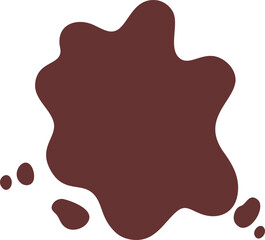 Ink Drop and Splashes Grunge Textured