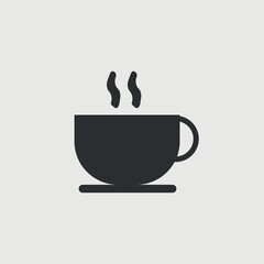 Coffee vector icon illustration sign