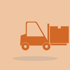 Delivery machine icon