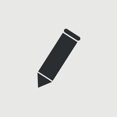 Pencil vector icon illustration sign