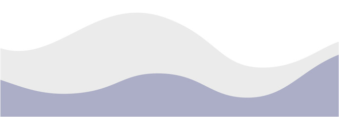 Aesthetic Wave Border Vector Illustration