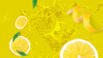 lemon and lime slices