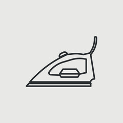 Iron vector icon illustration sign