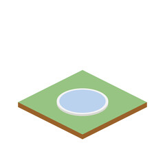 isometric landscape 3d universal scenary collection set