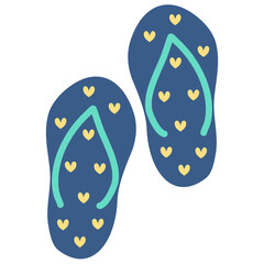 beach slippers