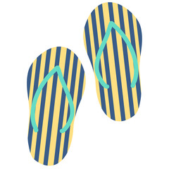 male and female flip-flops