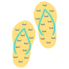 Summer flip flops