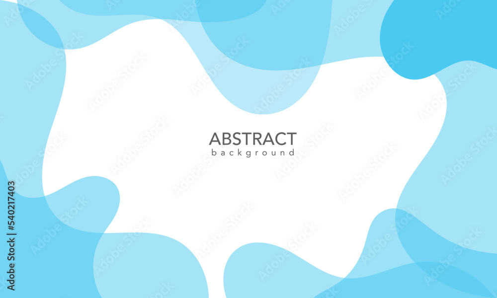 Wall mural abstract blue background with waves, blue banner