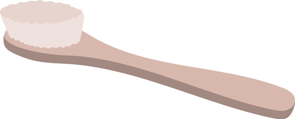 Recyclable wooden body brush