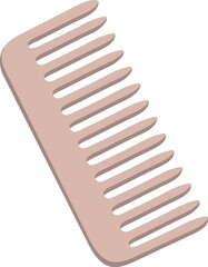 Wooden hair comb