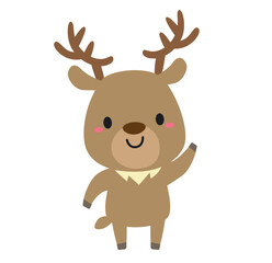 トナカイキャラクターイラスト01