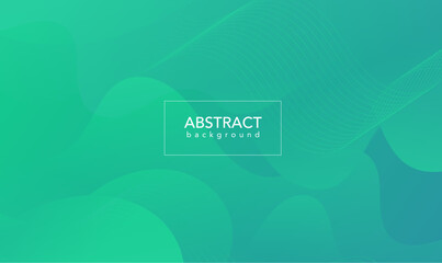 Abstract green background, Green banner