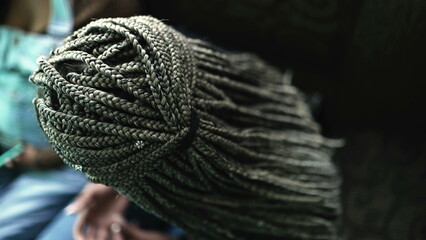 Latina dreadlocks hairstyle box braids hair. Braided hair cool fashion style