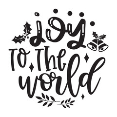 joy to the world  Round Signs SVG