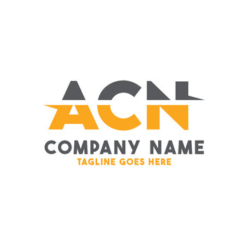 Letter ACN logo design vector template, ACN logo