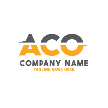 Letter ACO logo design vector template, ACO logo