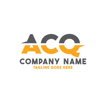 Letter ACQ logo design vector template, ACQ logo