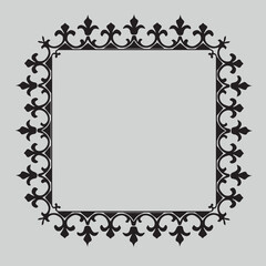 Frame, in the style of an ornament, Vector illustration eps 10, Art.	